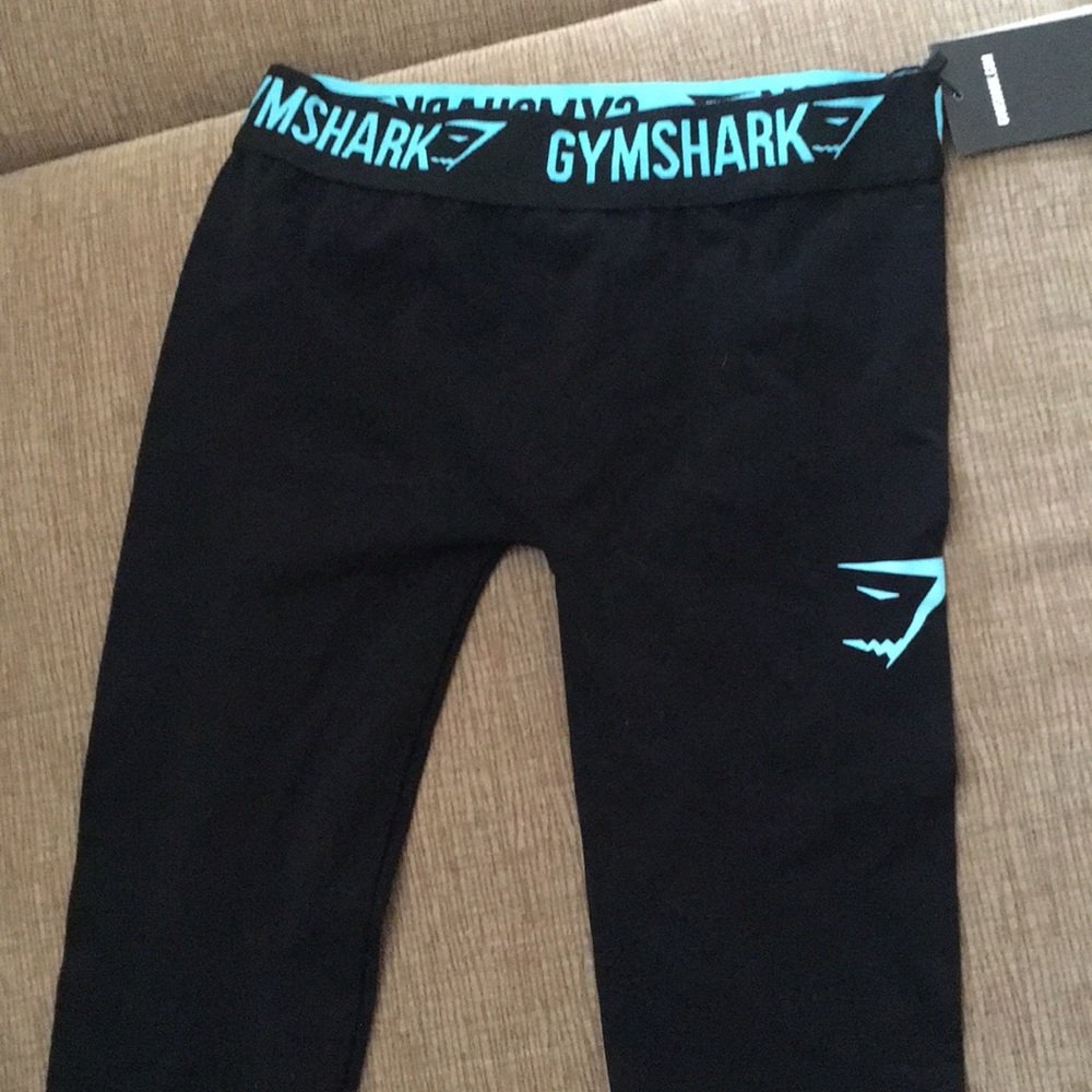 Gymshark Black and Teal Pants, first edition